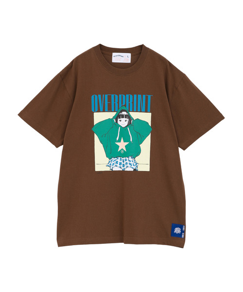 over print（オーバープリント） tシャツ 「over print」HOODIE GIRL