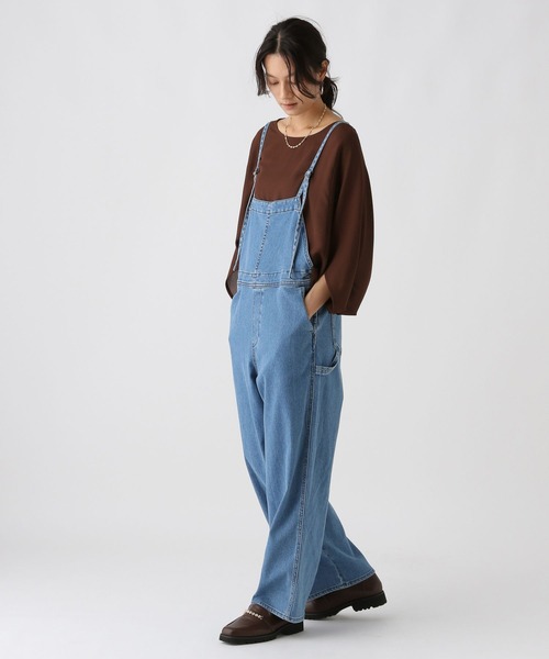 eLLa／ロングスリットブラウス NSL26014(ワンピース) 80s COTTON VOILE STRIPE BANDED COLLAR GATHER
