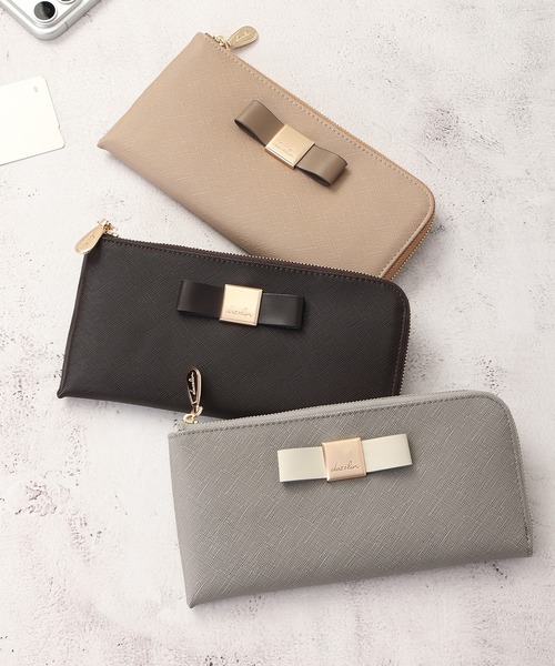 ●新品未使用箱付き●❁︎ダズリン長財布❁︎ dazzlin（ダズリン） 財布 「dazzlin/ダズリン」バレッタリボン L字