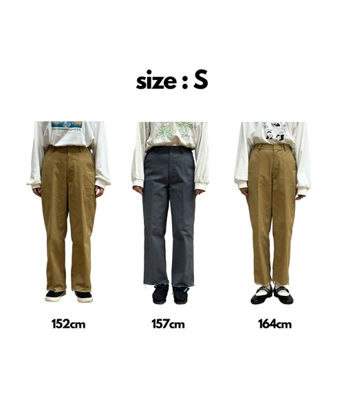 「CPCM」 チノパンツ SMALL ベージュ レディース