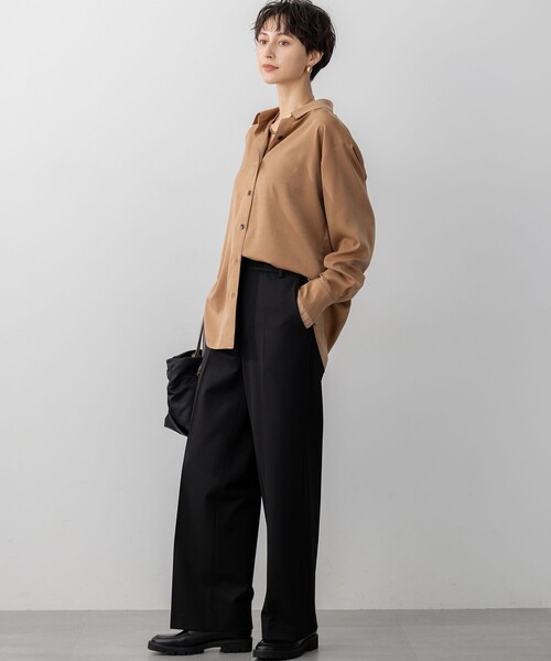 ブラウス シャツ 「見上愛さん着用/Oggi10月号掲載/洗える」ス