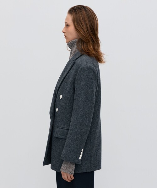 BACCA（バッカ） コート アウター ウールメルトン ジャケットコート