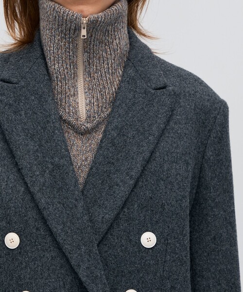 BACCA（バッカ） コート アウター ウールメルトン ジャケットコート