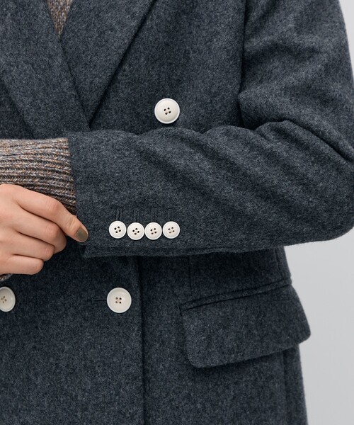 BACCA（バッカ） コート アウター ウールメルトン ジャケットコート