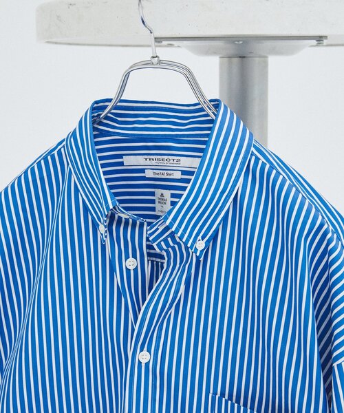 「THOMAS MASON」 半袖シャツ MEDIUM ベージュ系その他 メンズの画像