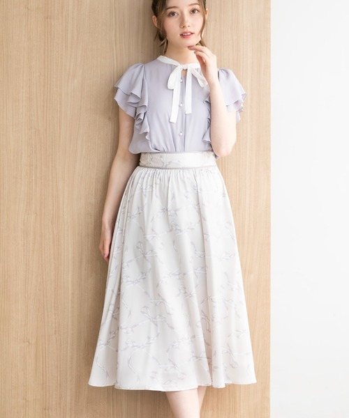 「MISCH MASCH」 半袖ブラウス MEDIUM ホワイト レディース_画像5
