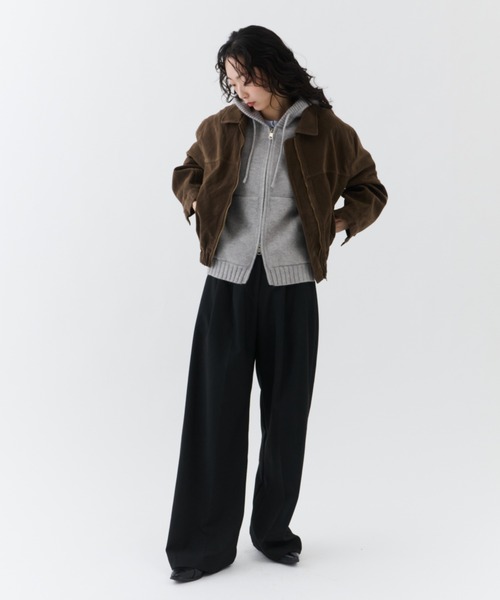 ジャケット・アウター NUJOH Soft Suede Blouson Jacket NUJOH ブルゾン アウター Soft Suede Blouson Jacket / ソフトスエード