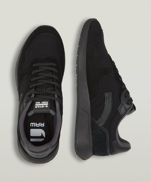 G-STAR RAW スニーカー AVER TNL SNEAKERS/レザーナイロンミックスロゴ