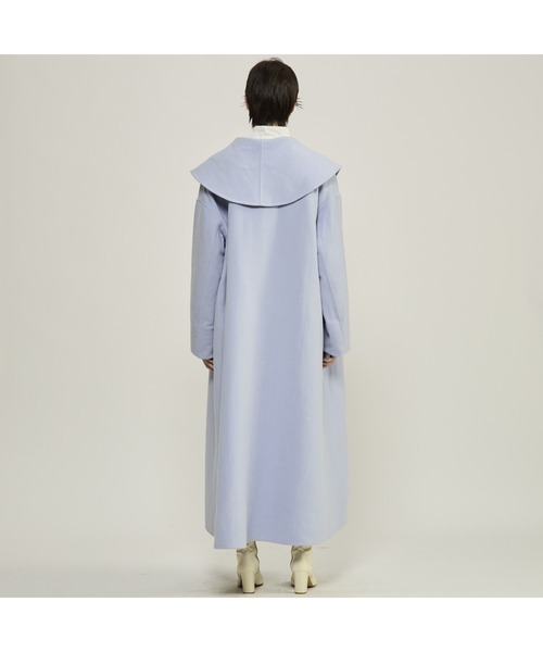 ステンカラーコート コート 「CURRENTAGE/カレンテージ」Double face cloth long coat レディースの画像