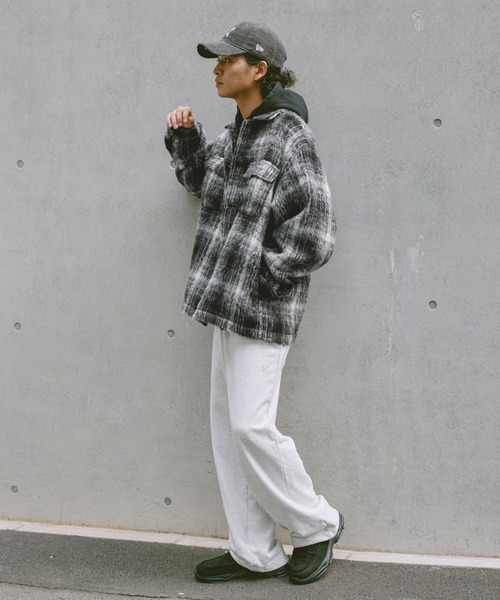 RAGEBLUE（レイジブルー） ブルゾン アウター SHAGGY CHECK CPO JACKET