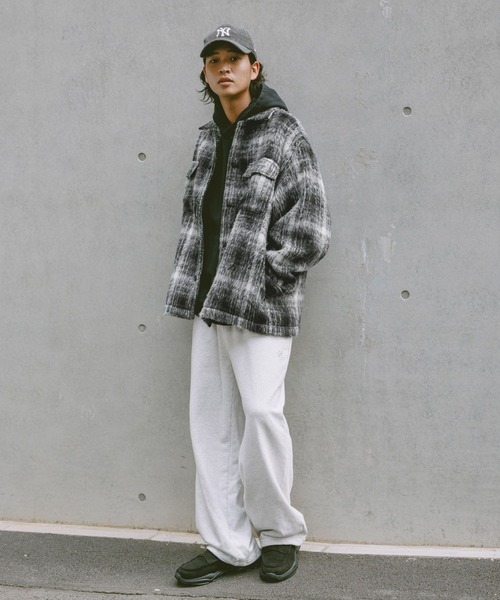 RAGEBLUE（レイジブルー） ブルゾン アウター SHAGGY CHECK CPO JACKET