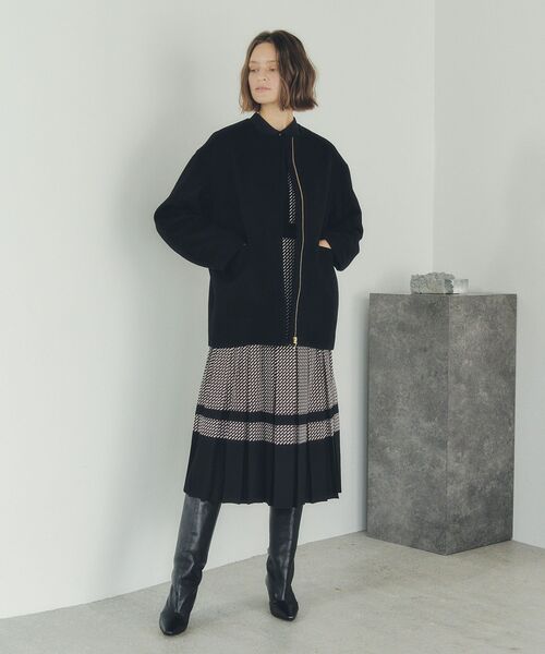 YECCA VECCA（イェッカヴェッカ） ノーカラーコート コート 「国産