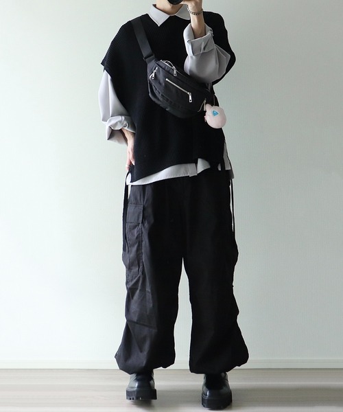 「DEVICE」 ショルダーバッグ FREE ブラック メンズ_画像9