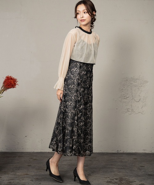 GIRL DRESS FOR NOW ドレス ダブルリボンボレロセットドレス 2WAY 結婚