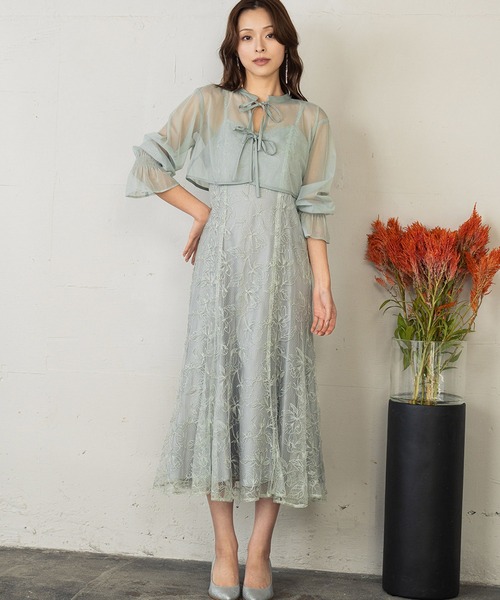 GIRL DRESS FOR NOW ドレス ダブルリボンボレロセットドレス 2WAY 結婚