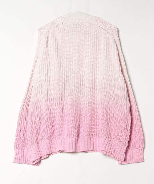 「ADAM ET ROPE'」 長袖ニット M ピンク レディース_画像2