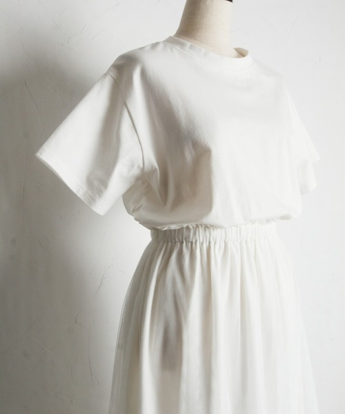 「&. NOSTALGIA」 ドッキングワンピース M チャコールグレー レディース_画像6