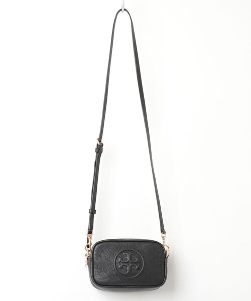 Tory Burch ブラックレザーショルダーバッグ TORY BURCH（トリーバーチ） ショルダーバッグ - ブラック レディース