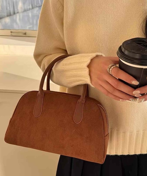 TONE SELECT GOODS ボストンバッグ Liaa/スエード ミニボストンバッグ