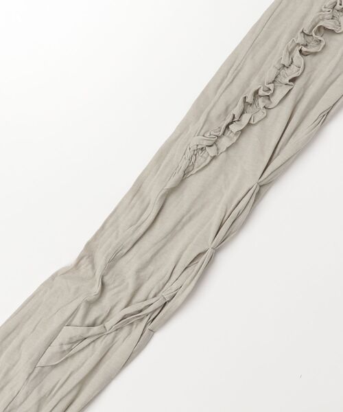 「gomme」 フリルマフラー - ベージュ レディース_画像2