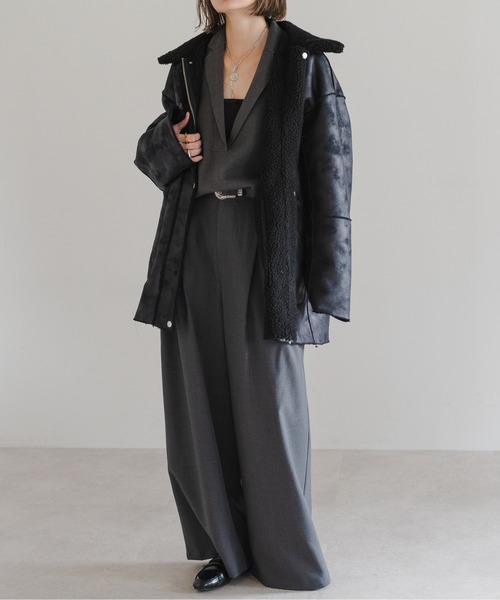 Bonjour Sagan（ボンジュールサガン） ムートンコート ボアコート