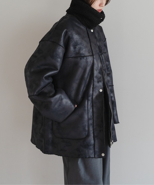 Bonjour Sagan（ボンジュールサガン） ムートンコート ボアコート