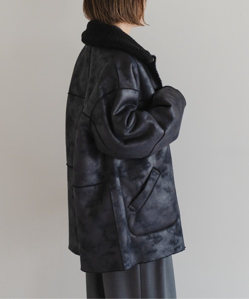 Bonjour Sagan（ボンジュールサガン） ムートンコート ボアコート