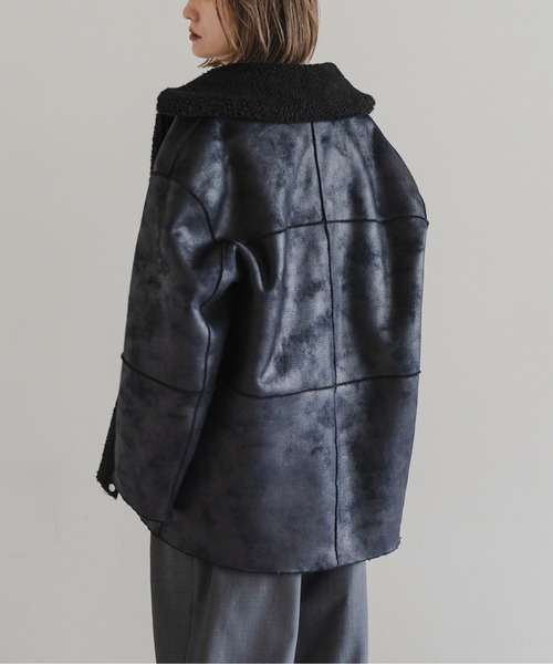 Bonjour Sagan（ボンジュールサガン） ムートンコート ボアコート