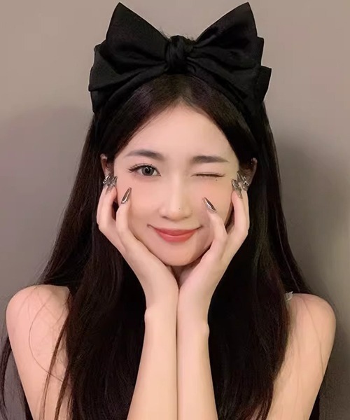 Mayree カチューシャ 「urge select」ビッグリボン シンプル 幅広