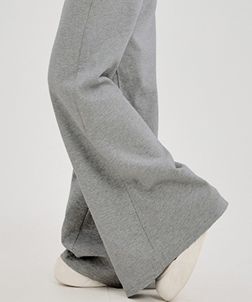 【新品】&エルシー　ジャージフレアパンツ &ellecy アンドエルシー ジャージフレアパンツ