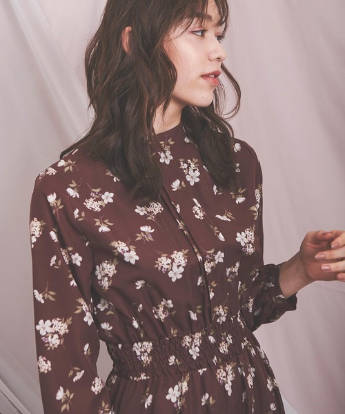 「NOELA」 長袖ワンピース FREE ブラック レディース_画像7