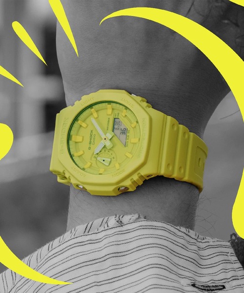 G-SHOCK デジタル腕時計 イエロー 元箱付き　エイプ　黄色　限定 G-SHOCK デジタル腕時計 イエロー 元箱付きエイプ黄色限定