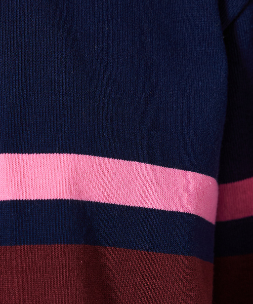 「Barbarian」 長袖ポロシャツ S ブラウン メンズ_画像9