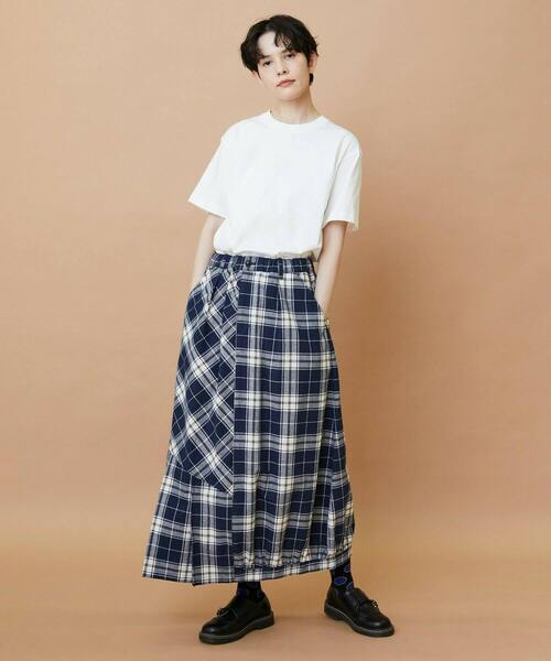FRAPBOIS（フラボア） スカート チェックパッチスカート : ZOZOTOWN