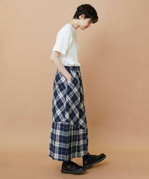 FRAPBOIS（フラボア） スカート チェックパッチスカート : ZOZOTOWN