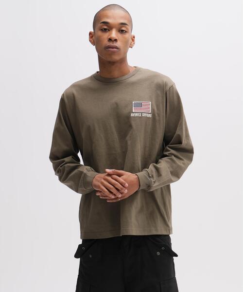 AVIREX（アヴィレックス） tシャツ 「WEB＆DEPOT限定」EMB L/S T-SHIRT