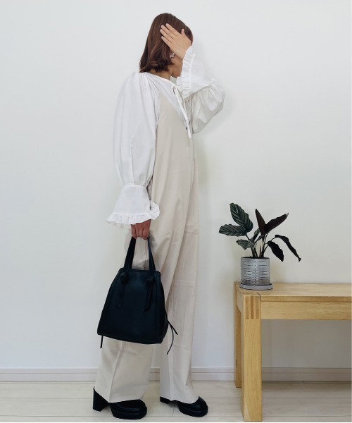 「ARCADE」 オーバーオール FREE ブラック レディース_画像4