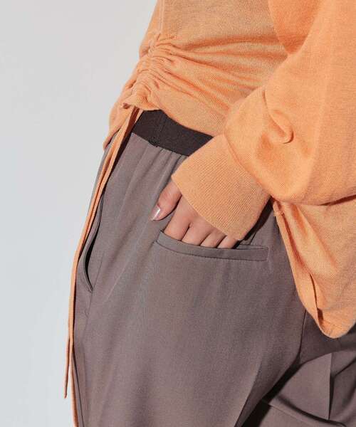 「GALLEST」 イージーパンツ 38 ブラウン レディース_画像7