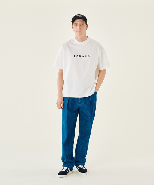 「FARAH」 半袖Tシャツ L ブラック メンズ_画像3
