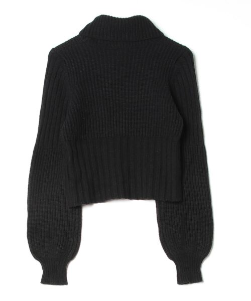 「PAMEO POSE」 タートルネックニット FREE ブラック レディース_画像2