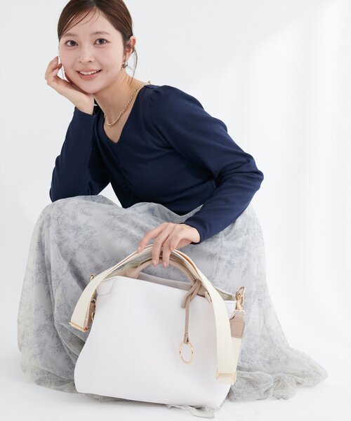 natural couture トートバッグ 2WAYトートミニ レディース : ZOZOTOWN