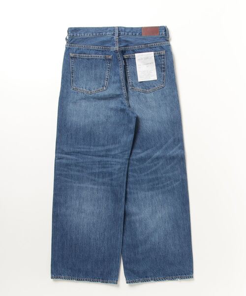 [green label relaxing] Denim брюки 40 кобальт голубой женский 