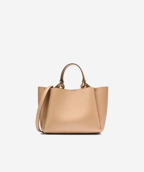 Cole Haan コールハーン トートバッグ ベージュ/ゴールド レディース COLE HAAN（コールハーン） トートバッグ ミッドタウン スモール