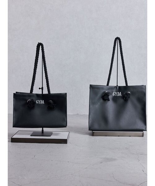 GYDA（ジェイダ） トートバッグ GYDAロープLフェイクレザートートBAG