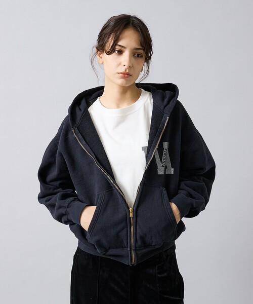 REMI RELIEF SP加工裏毛パーカー（YORK） M ネイビー REMI RELIEF