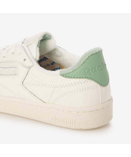 「Reebok」 ローカットスニーカー 25.5cm アイボリー レディース_画像9