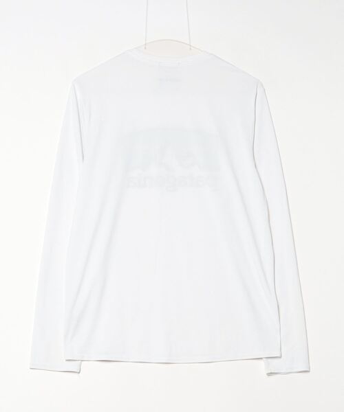 patagonia（パタゴニア） 長袖Tシャツ S ホワイト メンズ : ZOZOTOWN