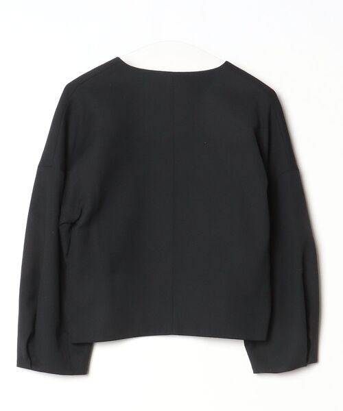 「LOULOU WILLOUGHBY」 ノーカラージャケット 2 ブラック レディース_画像2