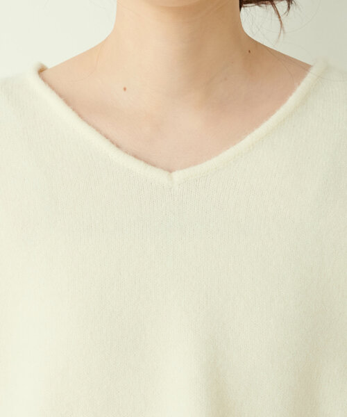 「natural couture」 長袖ニット FREE チャコールグレー レディース_画像8