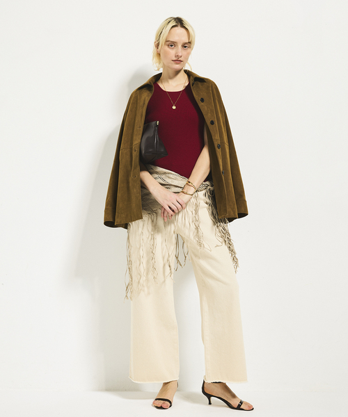 plage（プラージュ） コート アウター Suede like シャツブルゾン